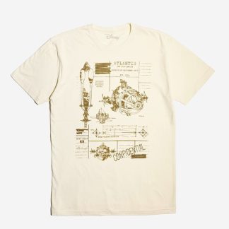 Disney Atlantis Sub Pod Ship Notes Tee