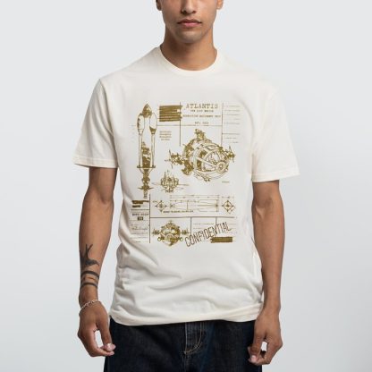 Disney Atlantis Sub Pod Ship Notes Tee - Image 3