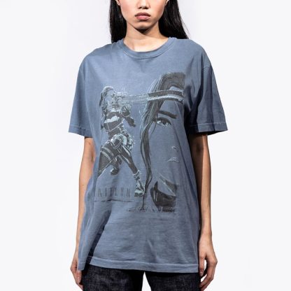 League of Legends Caitlyn Zine Tee - Image 2