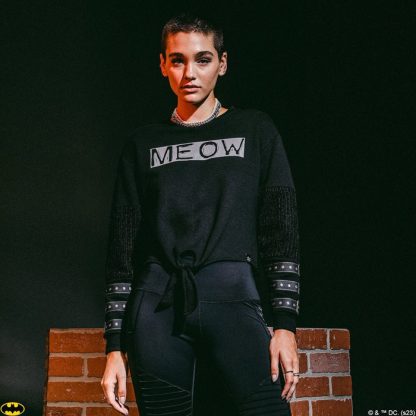 Catwoman Meow Front Tie Long Sleeve - Image 12