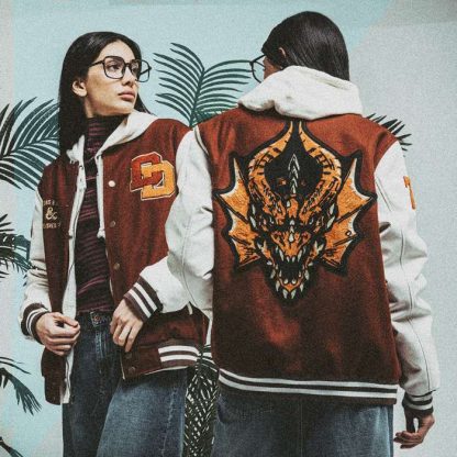 Red Dragon Varsity Jacket - Image 2