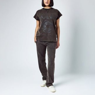 Empire Wide Leg Sweatpants