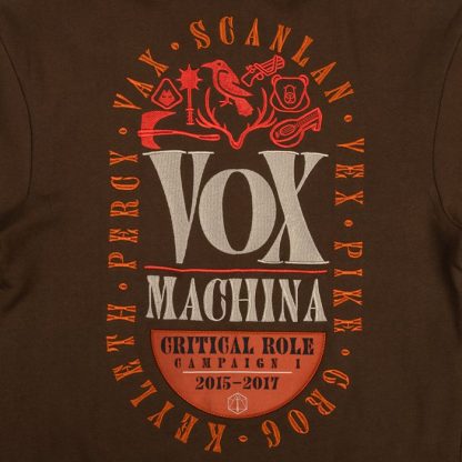 Vox Machina Retro Striped Zip-Up Hoodie - Image 11