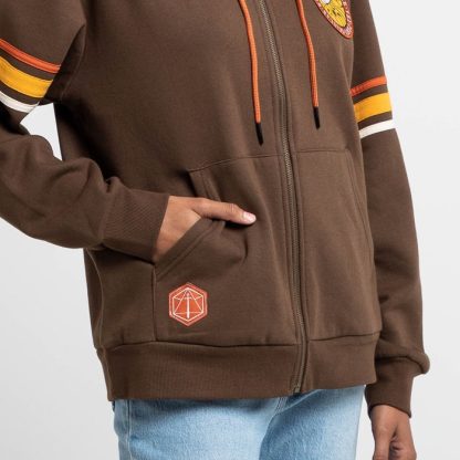 Vox Machina Retro Striped Zip-Up Hoodie - Image 7