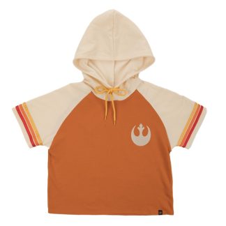 Rebel Alliance Cropped Short Sleeve Hoodie