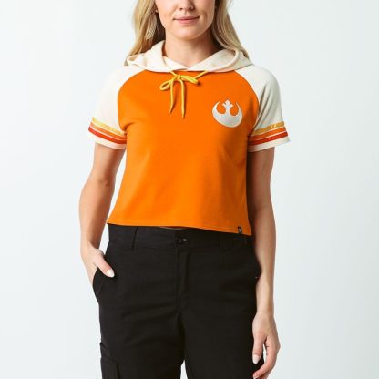 Rebel Alliance Cropped Short Sleeve Hoodie - Image 3
