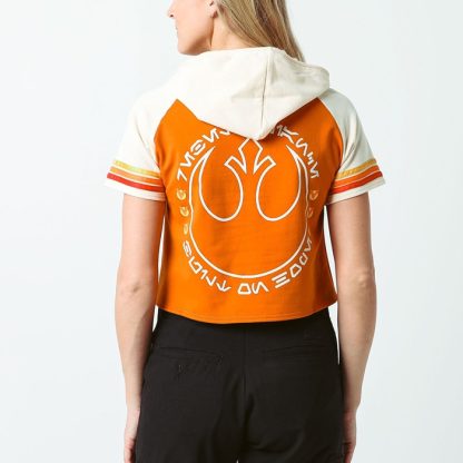 Rebel Alliance Cropped Short Sleeve Hoodie - Image 5