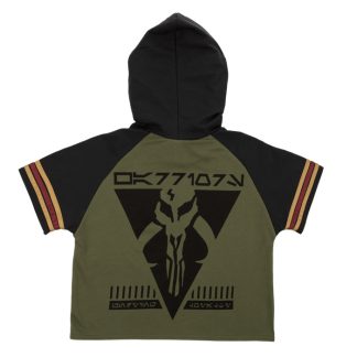 Warriors Of Mandalore Cropped Short Sleeve Hoodie