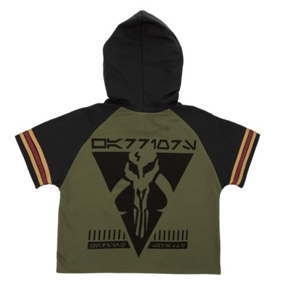Warriors Of Mandalore Cropped Short Sleeve Hoodie