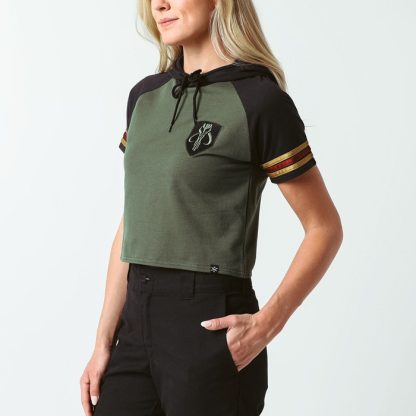 Warriors Of Mandalore Cropped Short Sleeve Hoodie - Image 4
