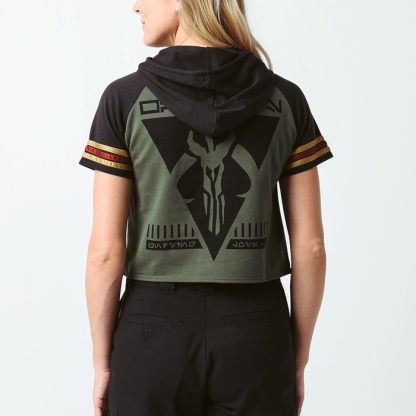 Warriors Of Mandalore Cropped Short Sleeve Hoodie - Image 5