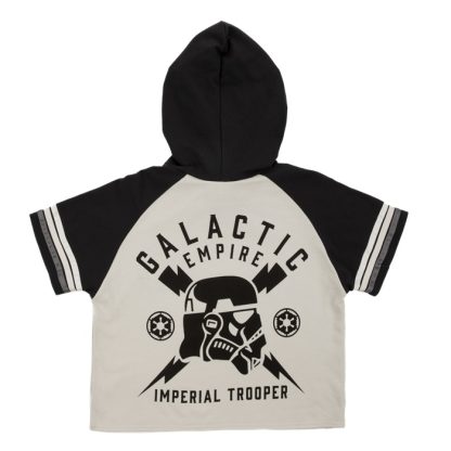 Imperial Trooper Cropped Short Sleeve Hoodie