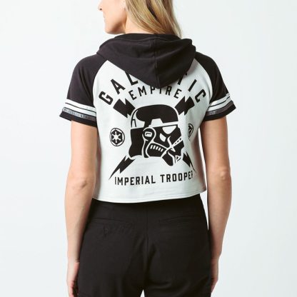 Imperial Trooper Cropped Short Sleeve Hoodie - Image 6