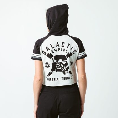 Imperial Trooper Cropped Short Sleeve Hoodie - Image 5
