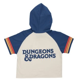 Vintage Cropped Short Sleeve Hoodie
