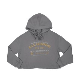 USS Enterprise Cropped hoodie