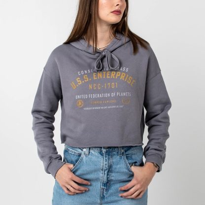 USS Enterprise Cropped hoodie - Image 4