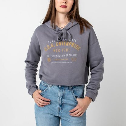 USS Enterprise Cropped hoodie - Image 3