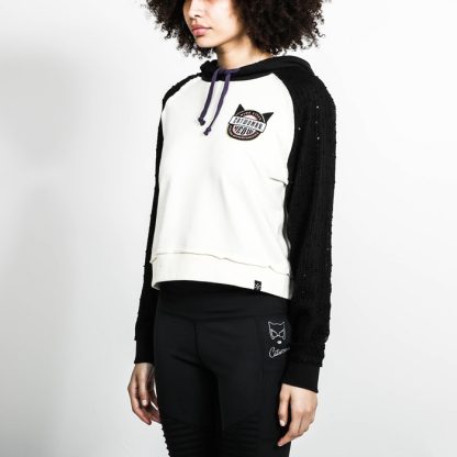 Catwoman Nine Lives Cropped Hoodie - Image 5