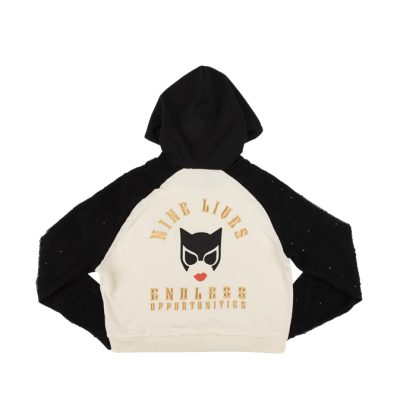 Catwoman Nine Lives Cropped Hoodie - Image 2