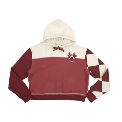 Mad Love Color Block Cropped Hoodie