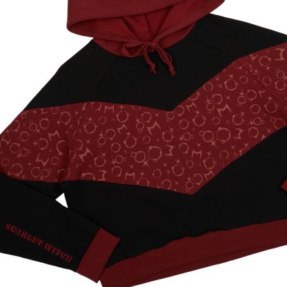 Scarlet Witch Cropped Hoodie - Image 3