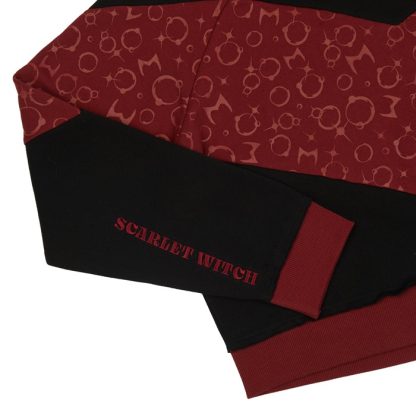 Scarlet Witch Cropped Hoodie - Image 4