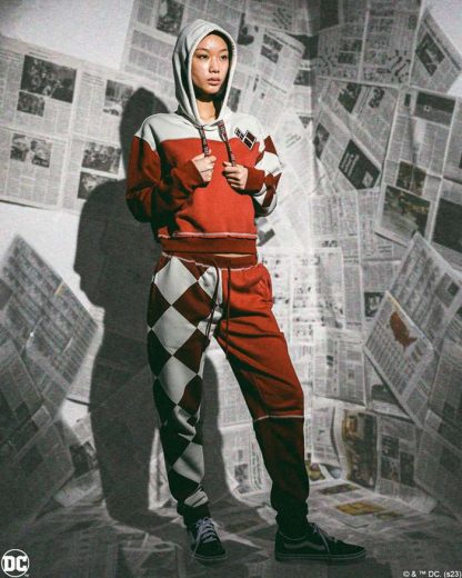 Mad Love Color Block Cropped Hoodie - Image 11
