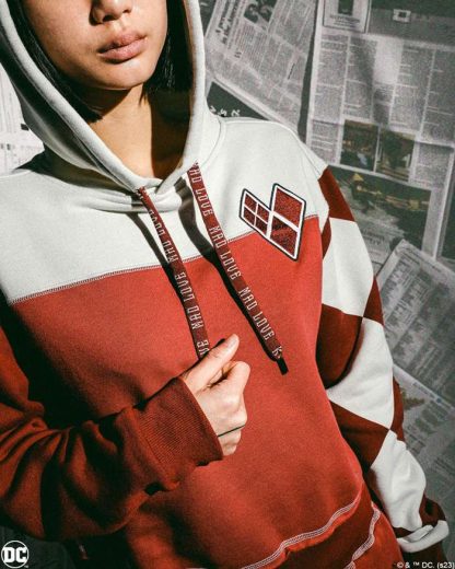 Mad Love Color Block Cropped Hoodie - Image 9