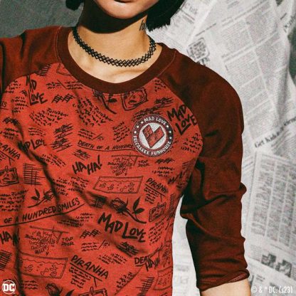 Mad Love Red Raglan - Image 7