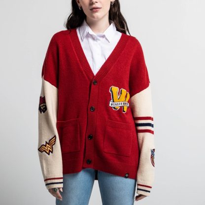 Wonder Woman Varsity Cardigan - Image 5