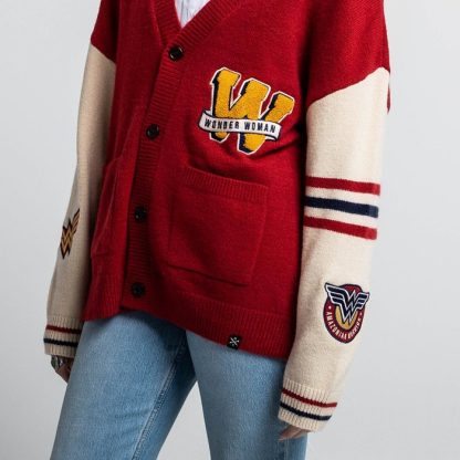 Wonder Woman Varsity Cardigan - Image 8