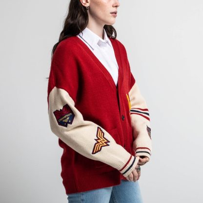Wonder Woman Varsity Cardigan - Image 6