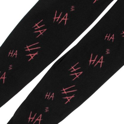 Batman & Joker Bats Mash-Up Black Long Sleeve Tee - Image 7