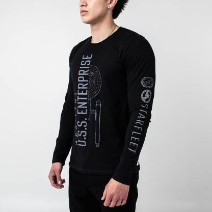 USS Enterprise NCC-1701 Starfleet Long Sleeve - Image 3