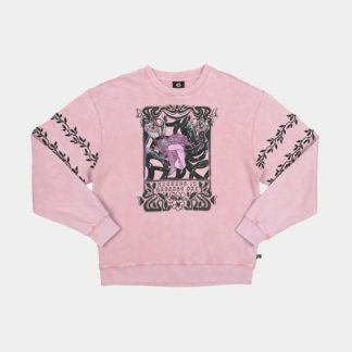 Breathe In Breathe Out Blush Crew Sweatshirt