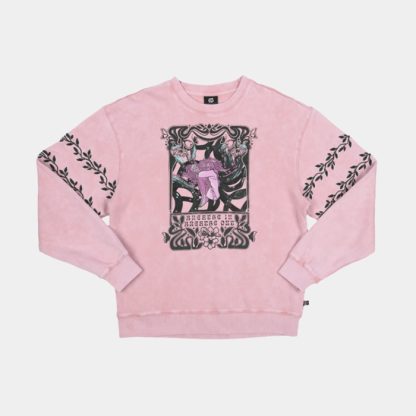 Breathe In Breathe Out Blush Crew Sweatshirt