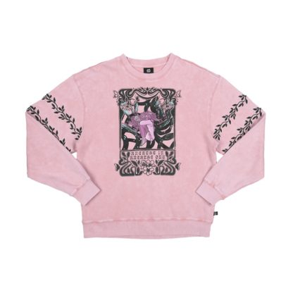 Breathe In Breathe Out Blush Crew Sweatshirt - Image 3