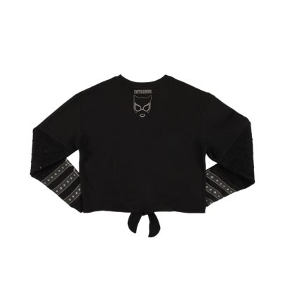 Catwoman Meow Front Tie Long Sleeve - Image 2