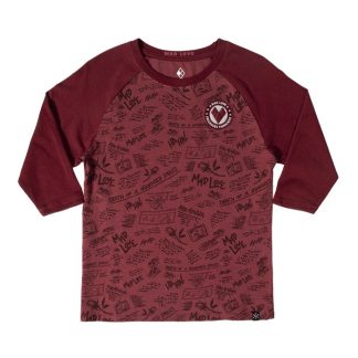 Mad Love Red Raglan