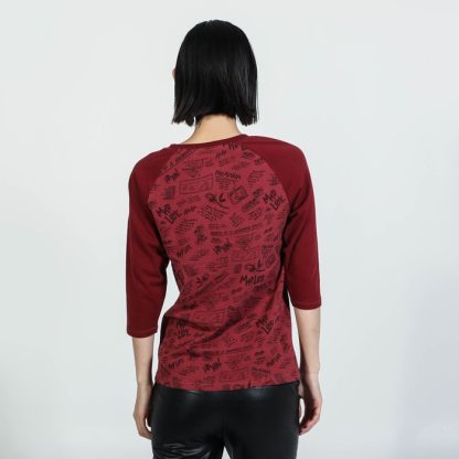 Mad Love Red Raglan - Image 4