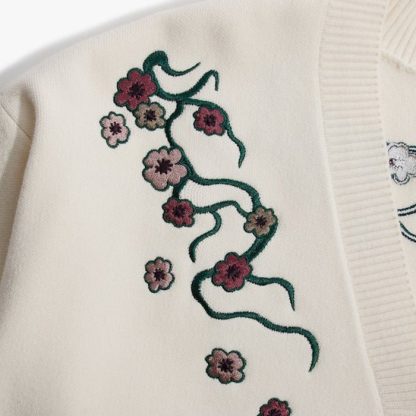Persephone Cherry Blossom Cardigan - Image 10