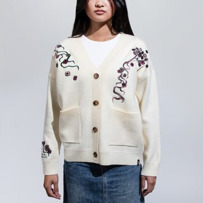 Persephone Cherry Blossom Cardigan - Image 2