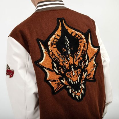 Red Dragon Varsity Jacket - Image 13