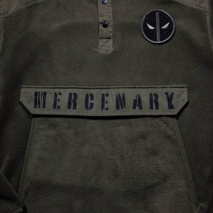 Wade Wilson Mercenary Polar Fleece Pullover - Image 5