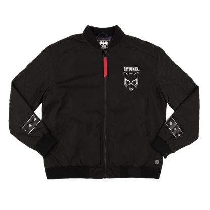 Catwoman Nine Lives Black Bomber Jacket - Image 2
