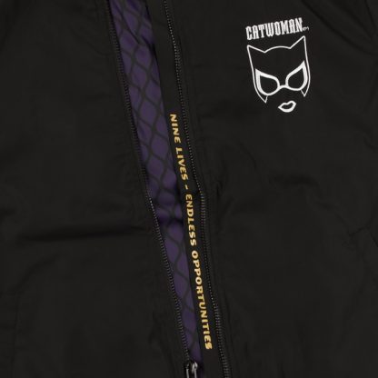 Catwoman Nine Lives Black Bomber Jacket - Image 16