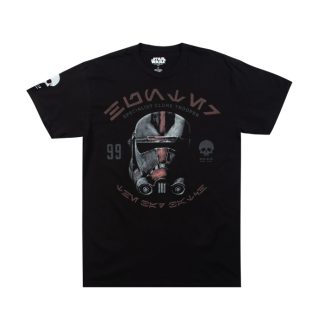 Star Wars Bad Batch Hunter Black Tee