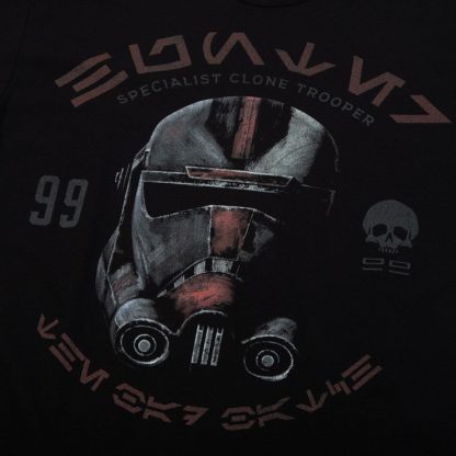 Star Wars Bad Batch Hunter Black Tee - Image 2