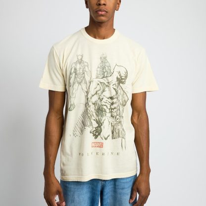 Marvel Sketch Wolverine Zine Tee - Image 2